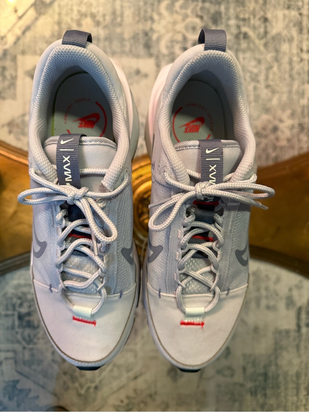 Nike Women’s Light Blue and Gray Air Max INTRLK Sneakers Y2K Clean Girl 9 - Picture 2 of 10